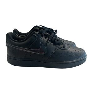 NWOT Nike Black Court Vision Low Sneakers Women’s Size 6.5